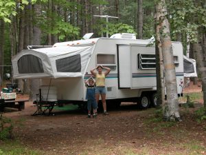 Camping au Lac Simon 2003